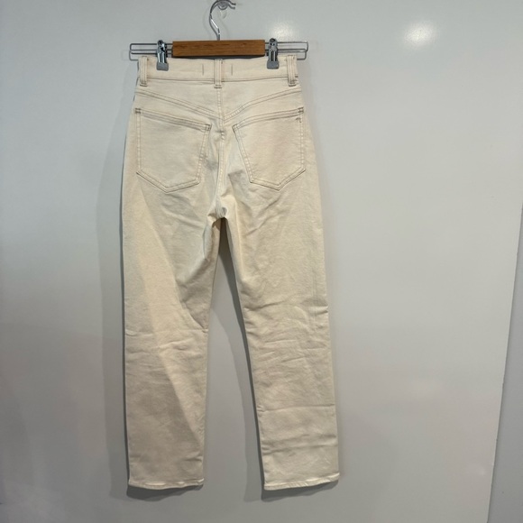 Madewell '90s Straight Jean Women's Cream Jeans - Picture 5 of 10